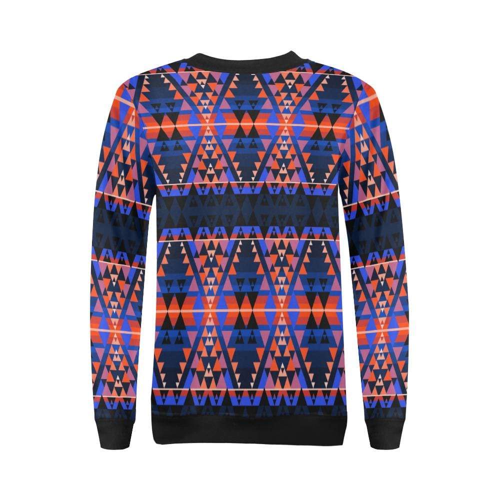 Writing on Stone Battle All Over Print Crewneck Sweatshirt for Women (Model H18) Crewneck Sweatshirt for Women (H18) e-joyer