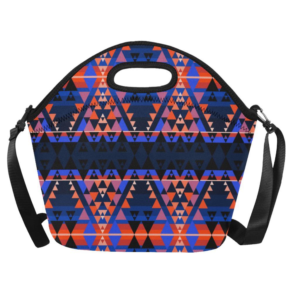 Writing on Stone Battle Neoprene Lunch Bag/Large (Model 1669) Neoprene Lunch Bag/Large (1669) e-joyer