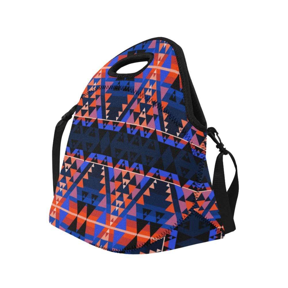 Writing on Stone Battle Neoprene Lunch Bag/Large (Model 1669) Neoprene Lunch Bag/Large (1669) e-joyer
