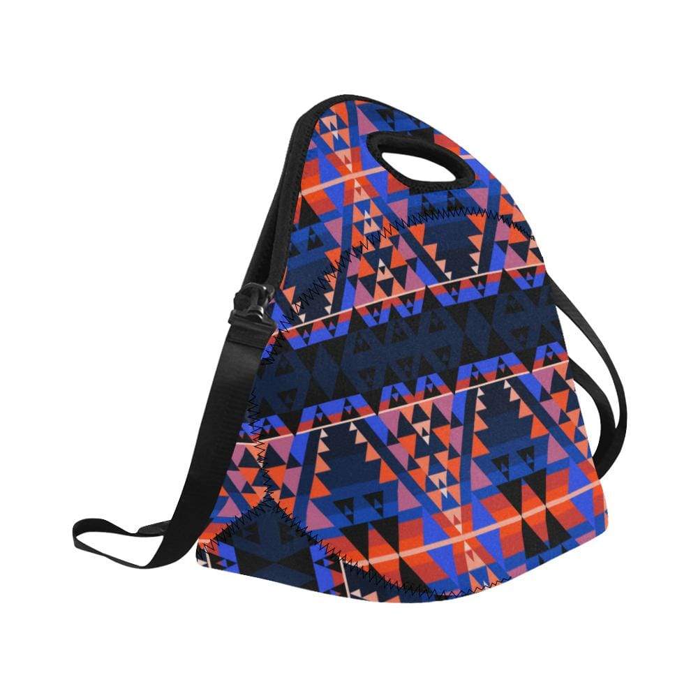 Writing on Stone Battle Neoprene Lunch Bag/Large (Model 1669) Neoprene Lunch Bag/Large (1669) e-joyer
