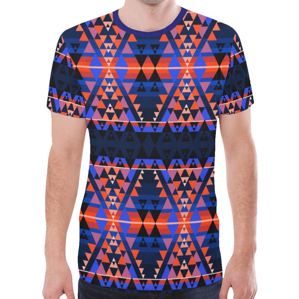 Writing on Stone Battle New All Over Print T-shirt for Men/Large Size (Model T45) New All Over Print T-shirt for Men/Large (T45) e-joyer