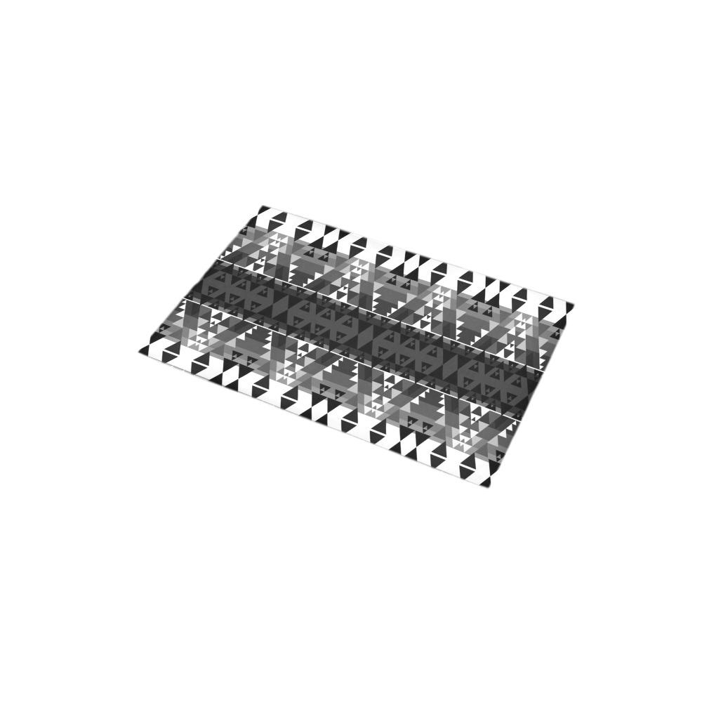 Writing on Stone Black and White Bath Rug 16''x 28'' Bath Rug 16''x 28'' e-joyer