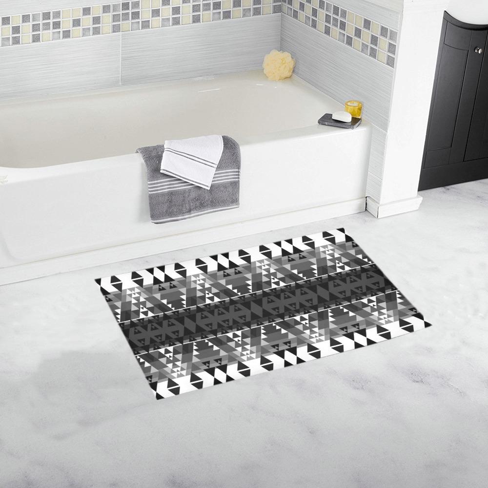 Writing on Stone Black and White Bath Rug 16''x 28'' Bath Rug 16''x 28'' e-joyer