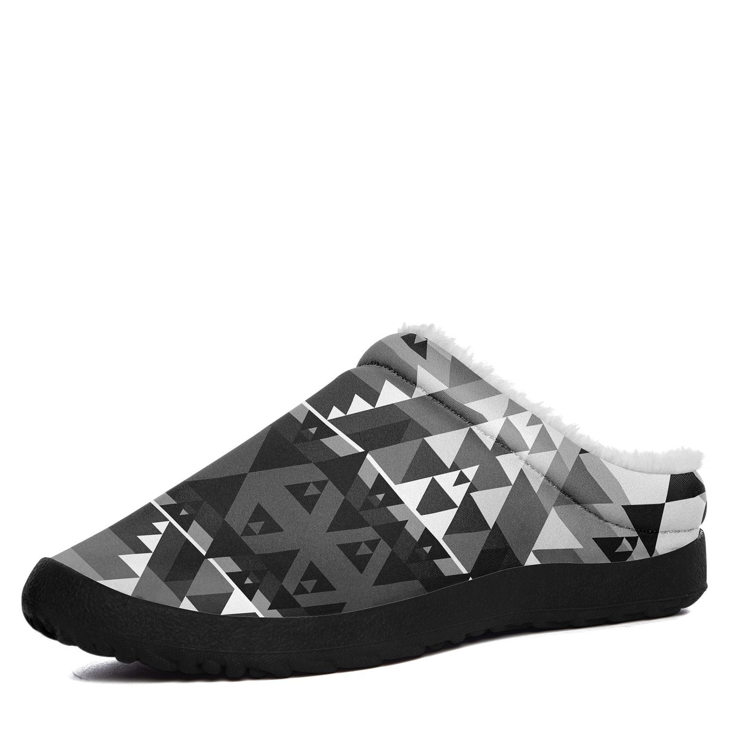 Writing on Stone Black and White Ikinnii Indoor Slipper 49 Dzine