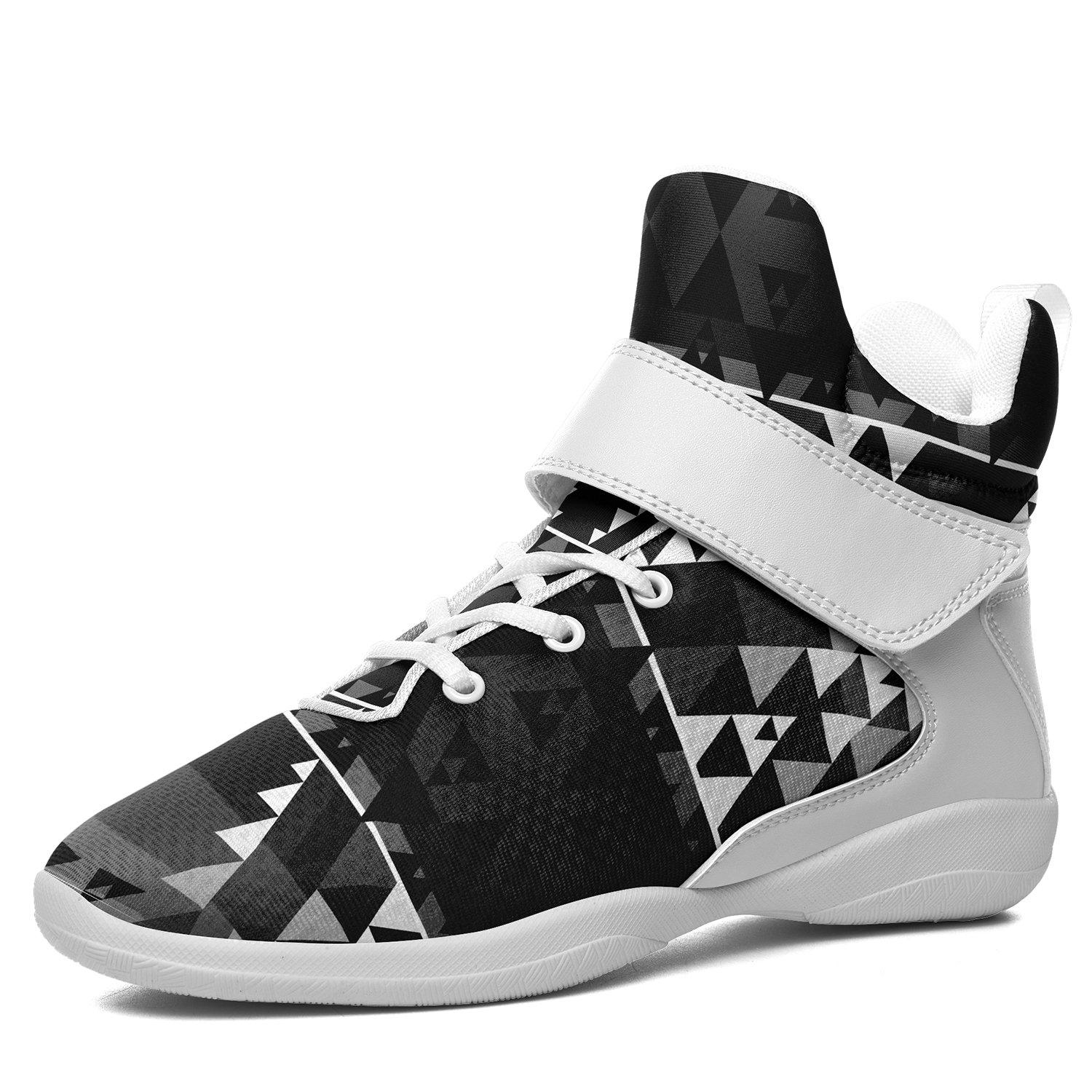 Writing on Stone Black and White Ipottaa Basketball / Sport High Top Shoes 49 Dzine
