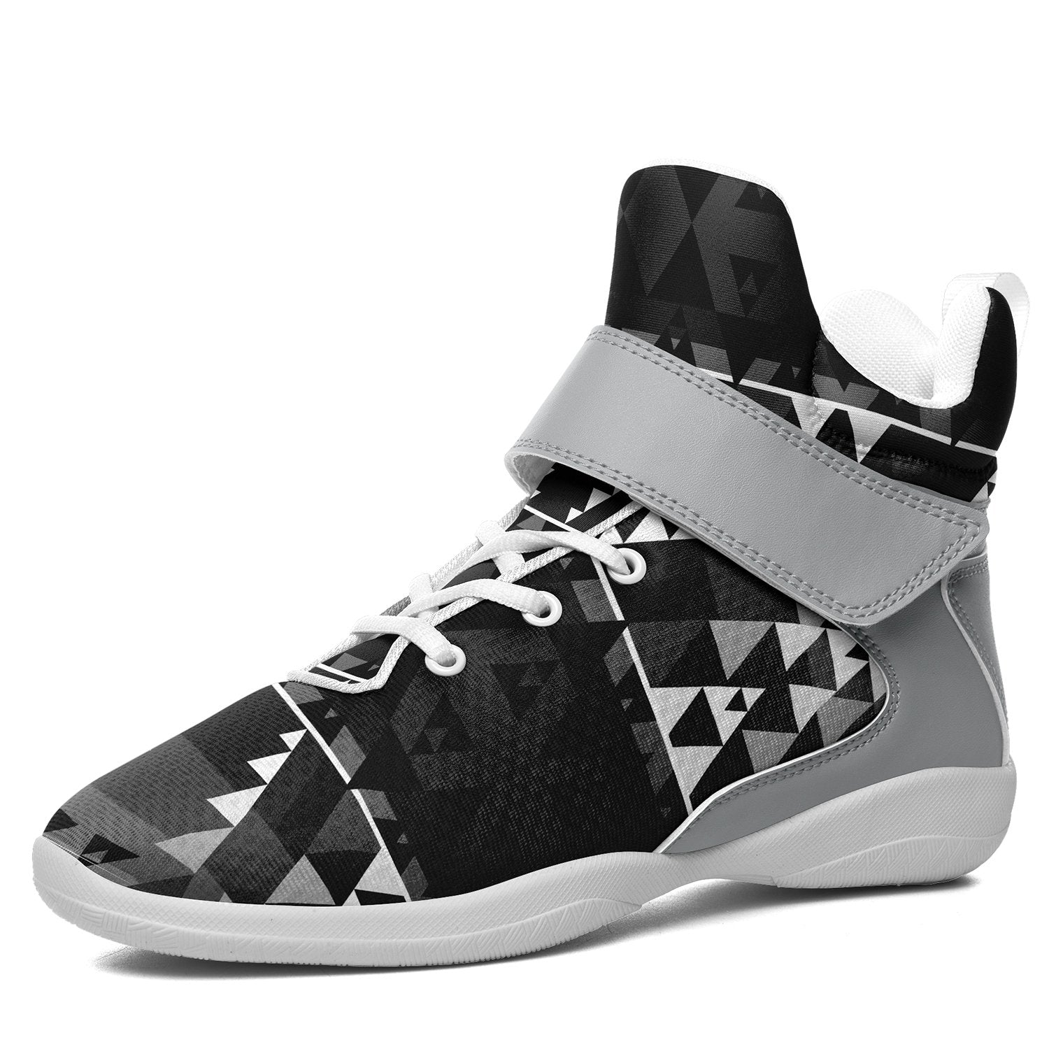 Writing on Stone Black and White Ipottaa Basketball / Sport High Top Shoes 49 Dzine 