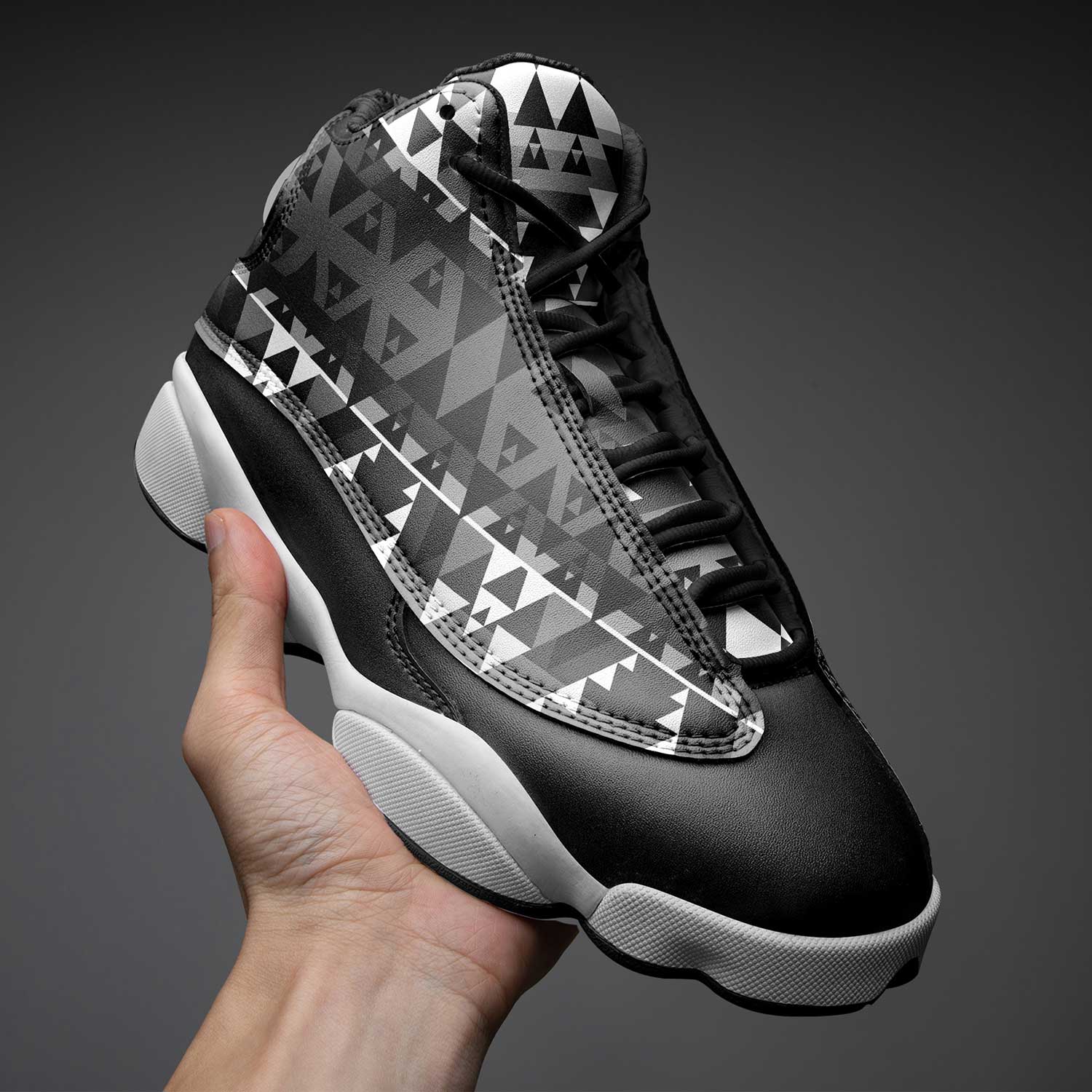Writing on Stone Black and White Isstsokini Athletic Shoes Herman