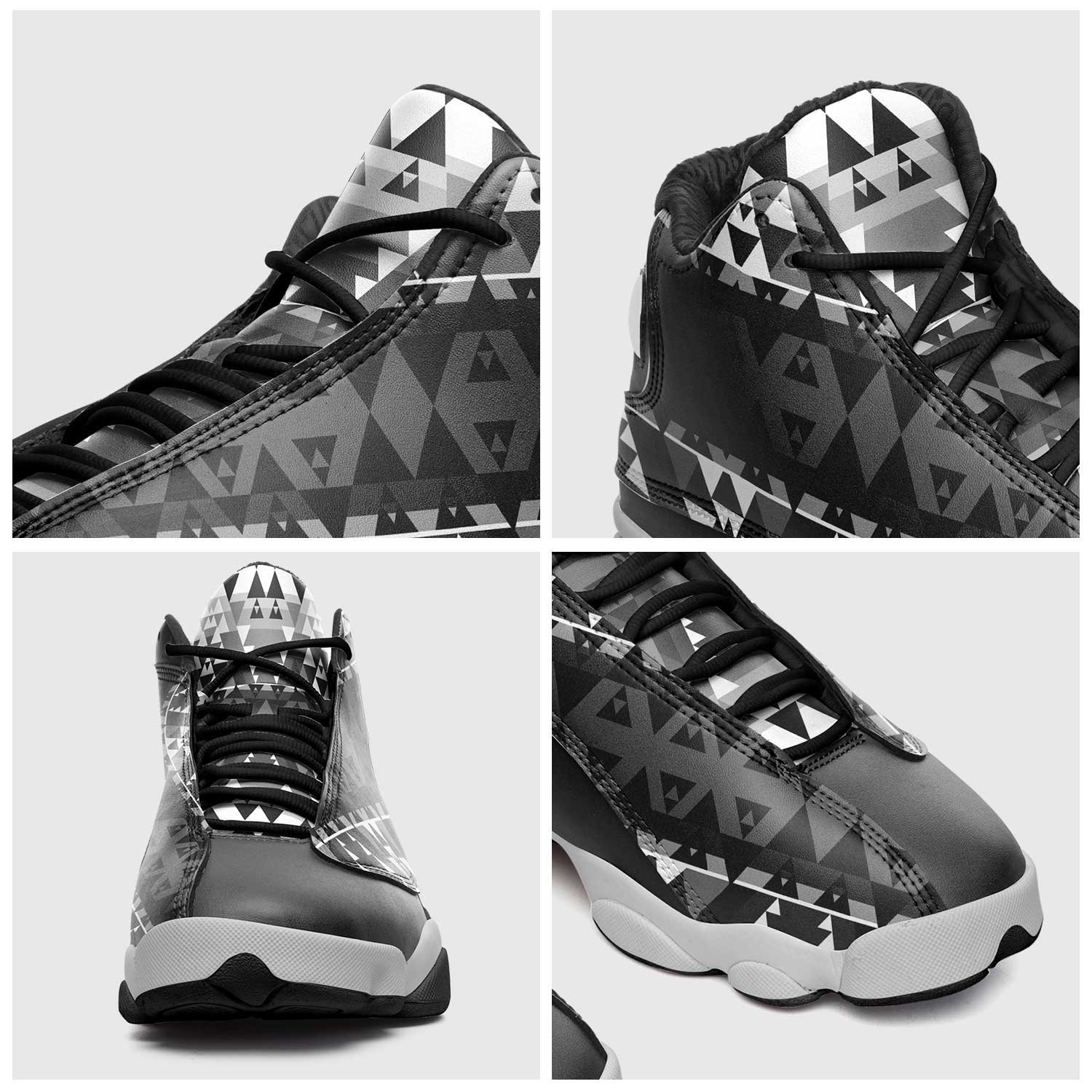 Writing on Stone Black and White Isstsokini Athletic Shoes Herman