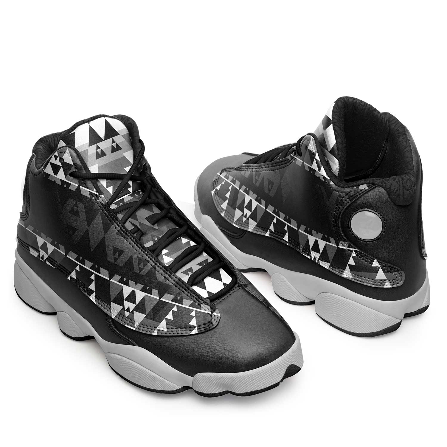 Writing on Stone Black and White Isstsokini Athletic Shoes Herman