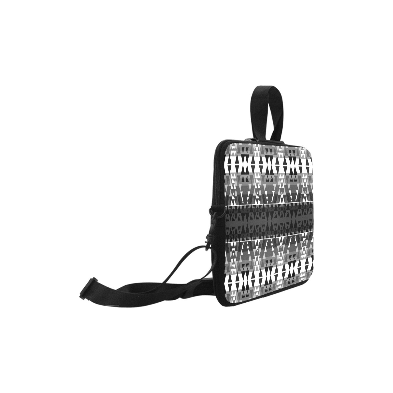 Writing on Stone Black and White Laptop Handbags 10" bag e-joyer