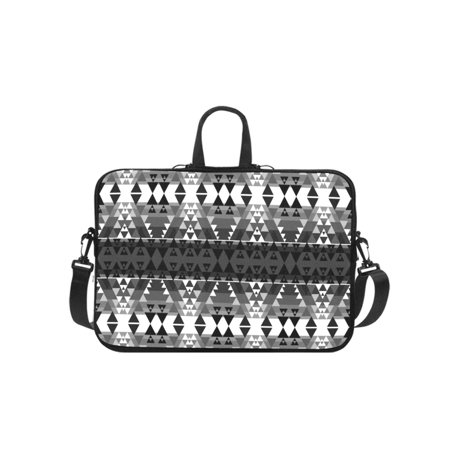 Writing on Stone Black and White Laptop Handbags 10" bag e-joyer