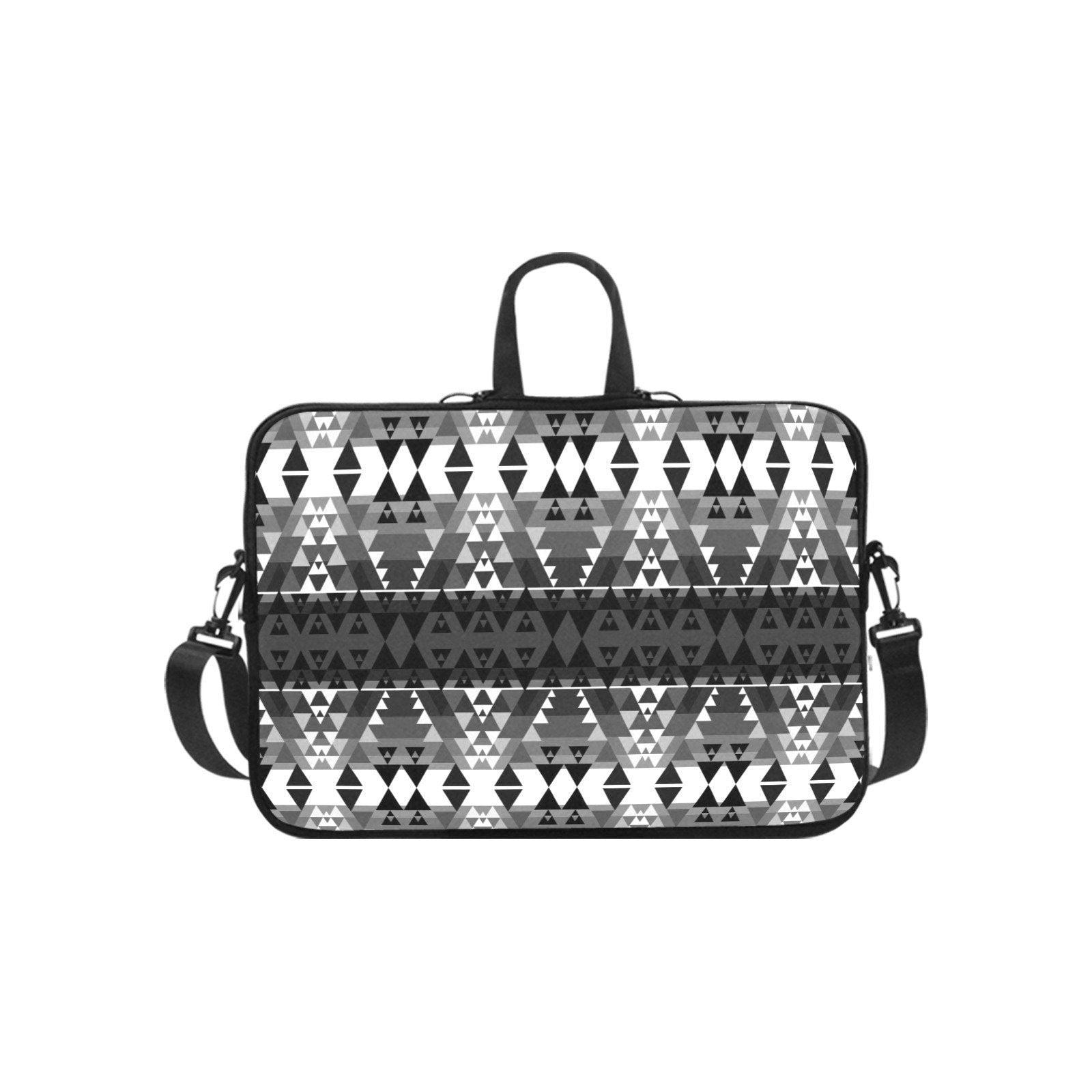 Writing on Stone Black and White Laptop Handbags 14" bag e-joyer