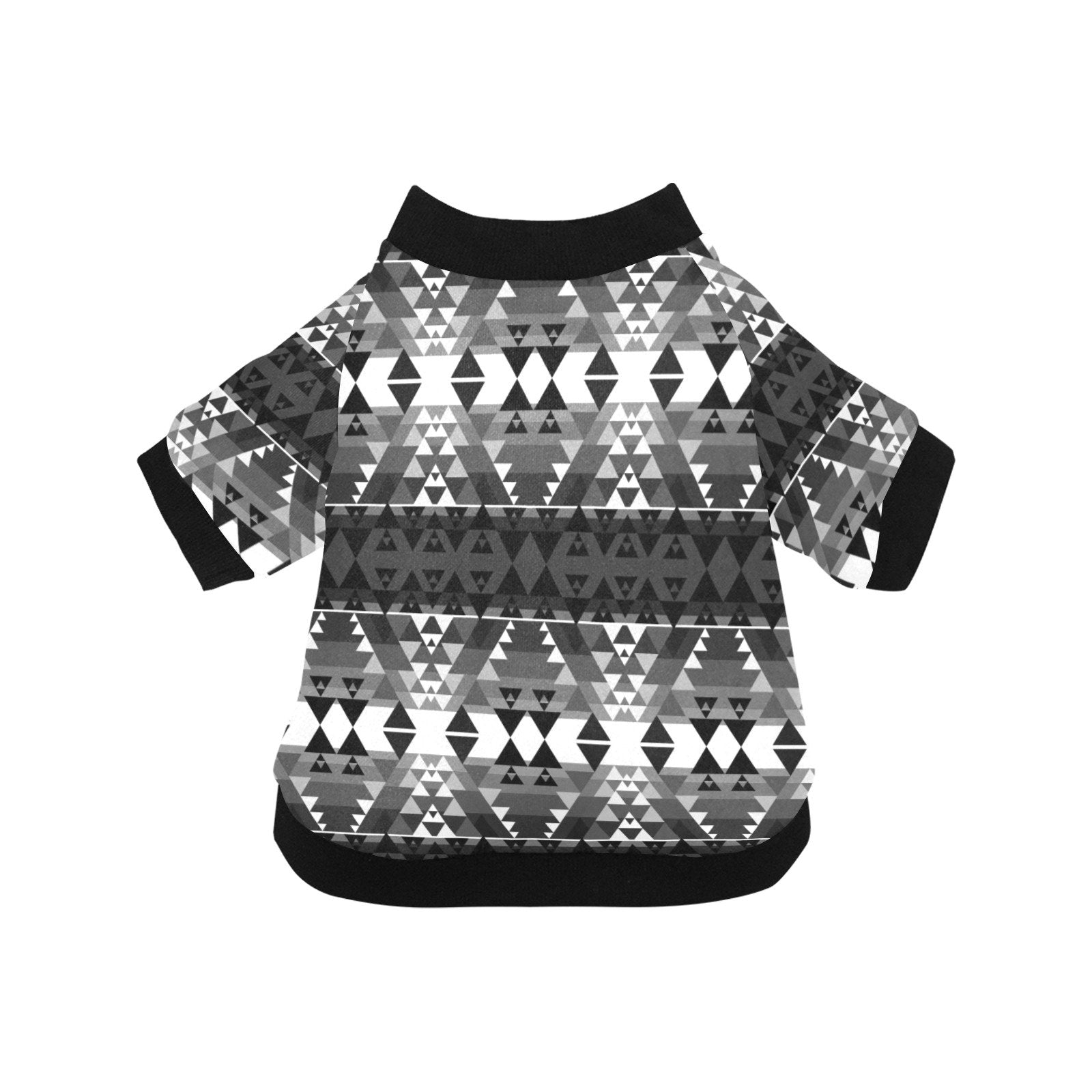 Writing on Stone Black and White Pet Dog Round Neck Shirt Pet Dog Round Neck Shirt e-joyer