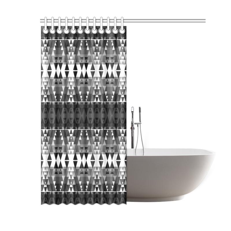 Writing on Stone Black and White Shower Curtain 60"x72" Shower Curtain 60"x72" e-joyer