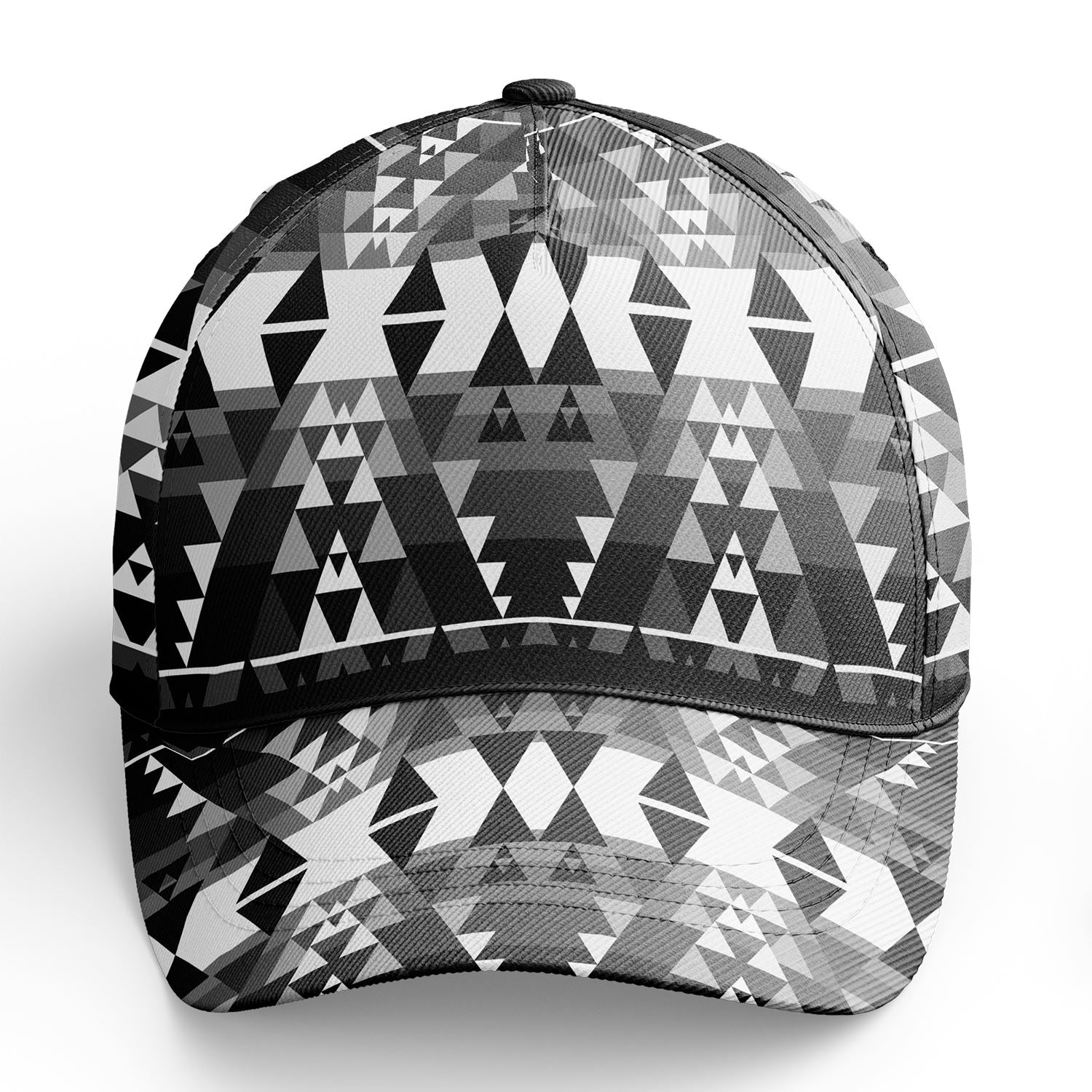Writing on Stone Black and White Snapback Hat hat Herman