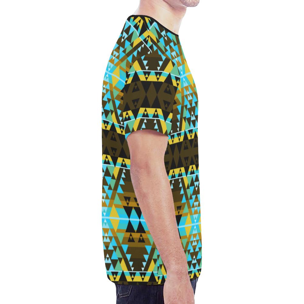 Writing on Stone Broken Lodge New All Over Print T-shirt for Men/Large Size (Model T45) New All Over Print T-shirt for Men/Large (T45) e-joyer