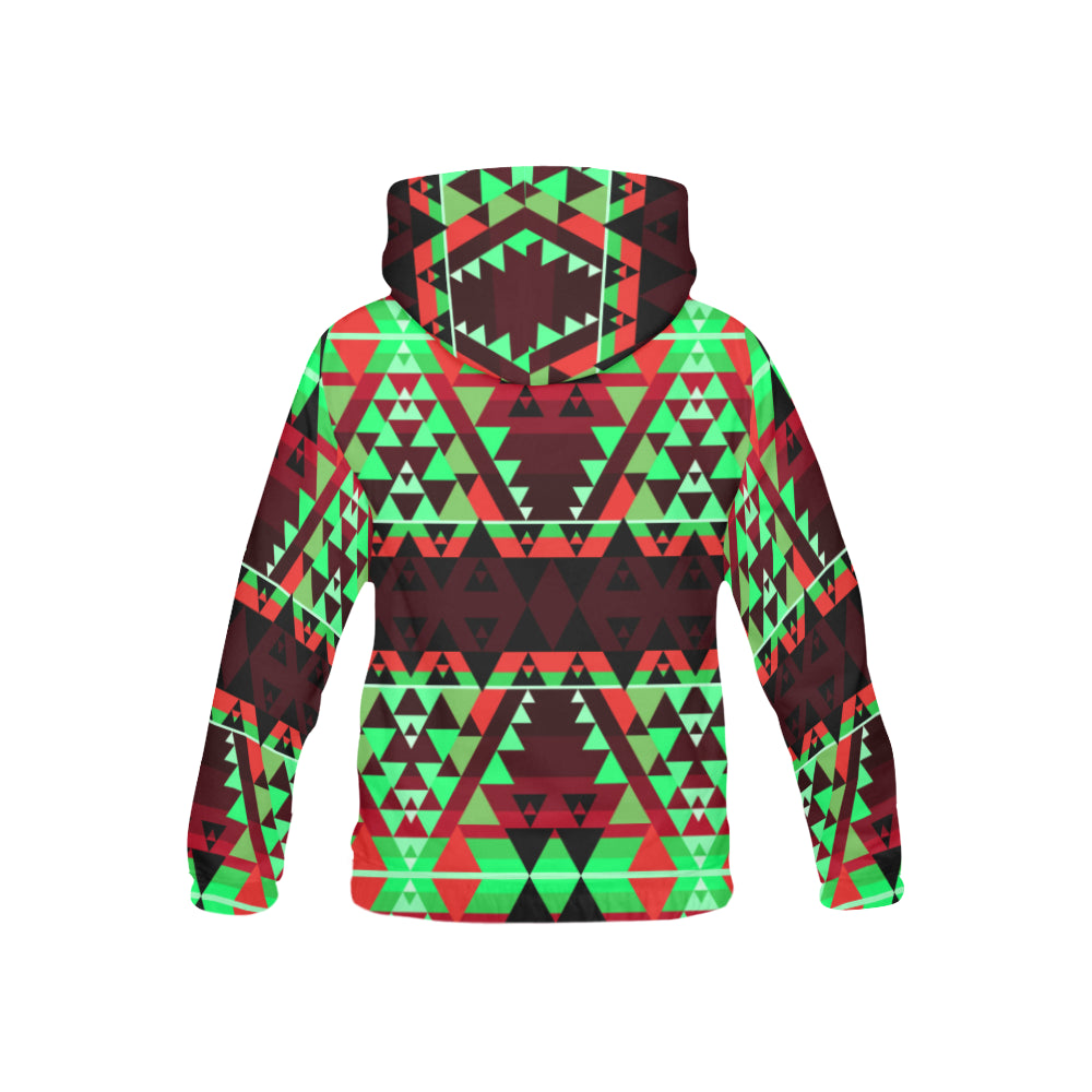 Writing on Stone Enemy Chase All Over Print Hoodie for Kid (USA Size) (Model H13) All Over Print Hoodie for Kid (H13) e-joyer