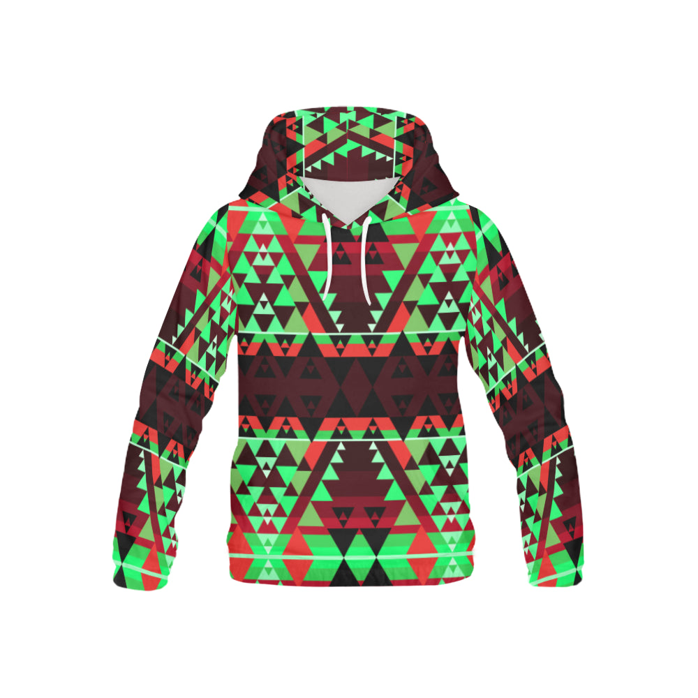 Writing on Stone Enemy Chase All Over Print Hoodie for Kid (USA Size) (Model H13) All Over Print Hoodie for Kid (H13) e-joyer