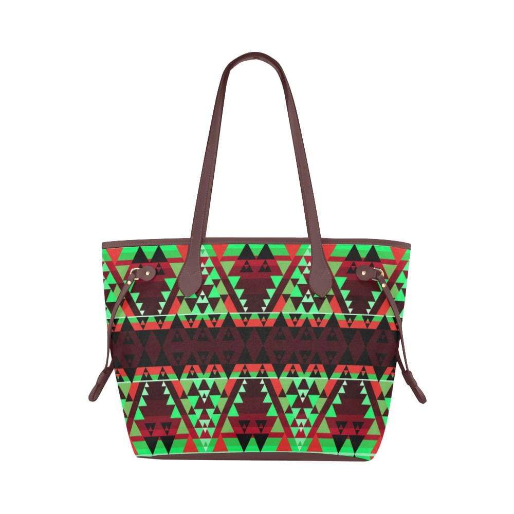 Writing on Stone Enemy Chase Clover Canvas Tote Bag (Model 1661) Clover Canvas Tote Bag (1661) e-joyer