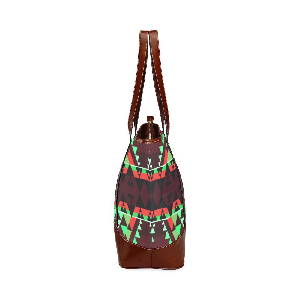 Writing on Stone Enemy Chase Tote Handbag (Model 1642) Tote Handbags (1642) e-joyer