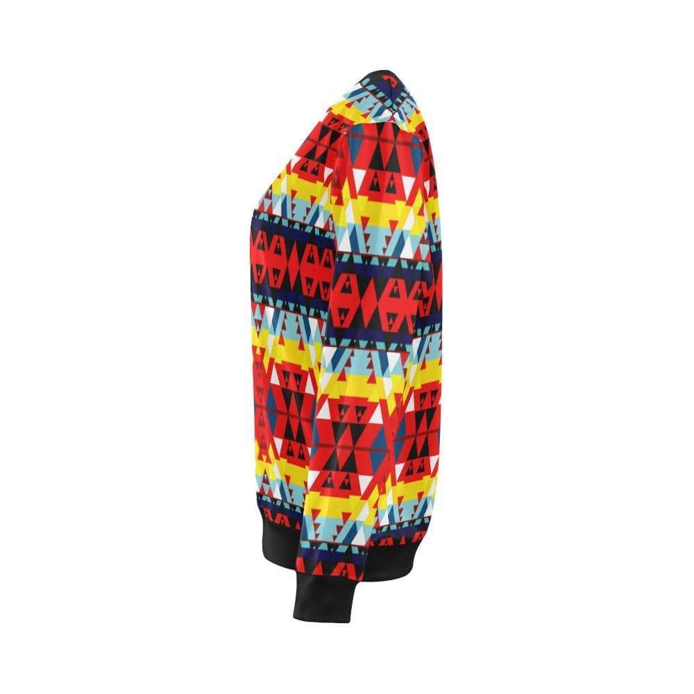 Writing on Stone Enemy Retreat All Over Print Crewneck Sweatshirt for Women (Model H18) Crewneck Sweatshirt for Women (H18) e-joyer