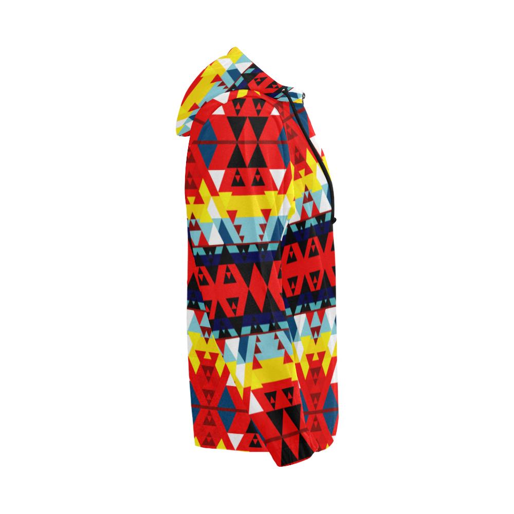Writing on Stone Enemy Retreat All Over Print Full Zip Hoodie for Men (Model H14) All Over Print Full Zip Hoodie for Men (H14) e-joyer