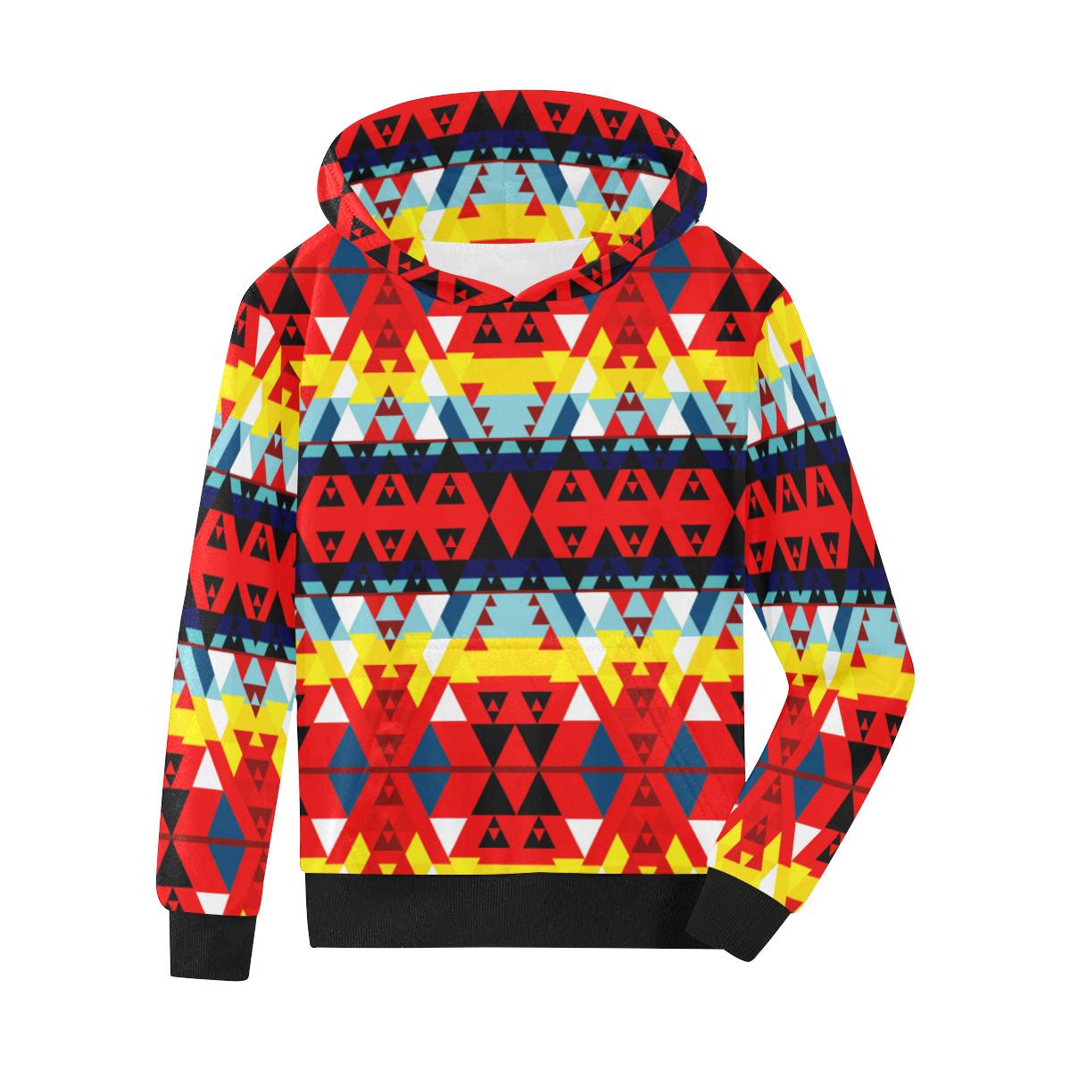 Writing on Stone Enemy Retreat Kids' All Over Print Hoodie (Model H38) Kids' AOP Hoodie (H38) e-joyer