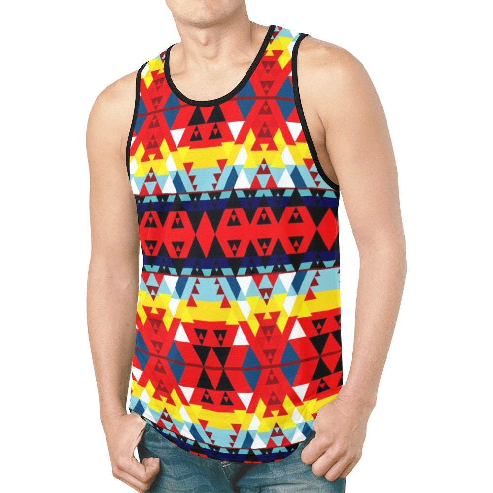 Writing on Stone Enemy Retreat New All Over Print Tank Top for Men (Model T46) New All Over Print Tank Top for Men (T46) e-joyer