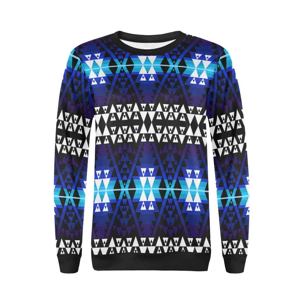 WRiting on Stone Night Watch All Over Print Crewneck Sweatshirt for Women (Model H18) Crewneck Sweatshirt for Women (H18) e-joyer