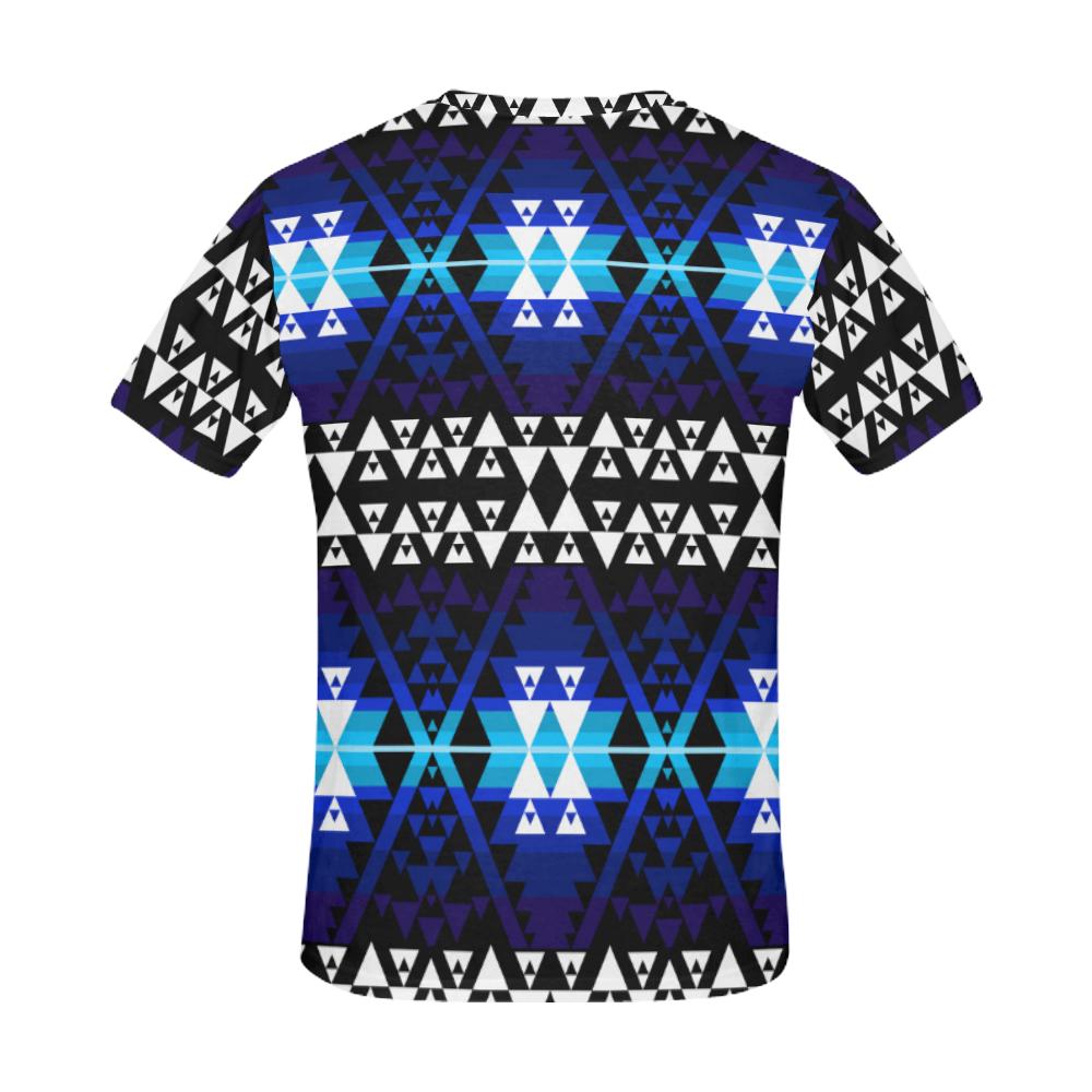 Writing on Stone Night Watch All Over Print T-Shirt for Men (USA Size) (Model T40) All Over Print T-Shirt for Men (T40) e-joyer