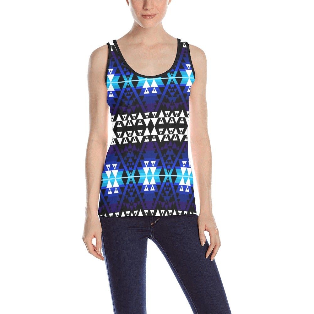 Writing on Stone Night Watch All Over Print Tank Top for Women (Model T43) All Over Print Tank Top for Women (T43) e-joyer