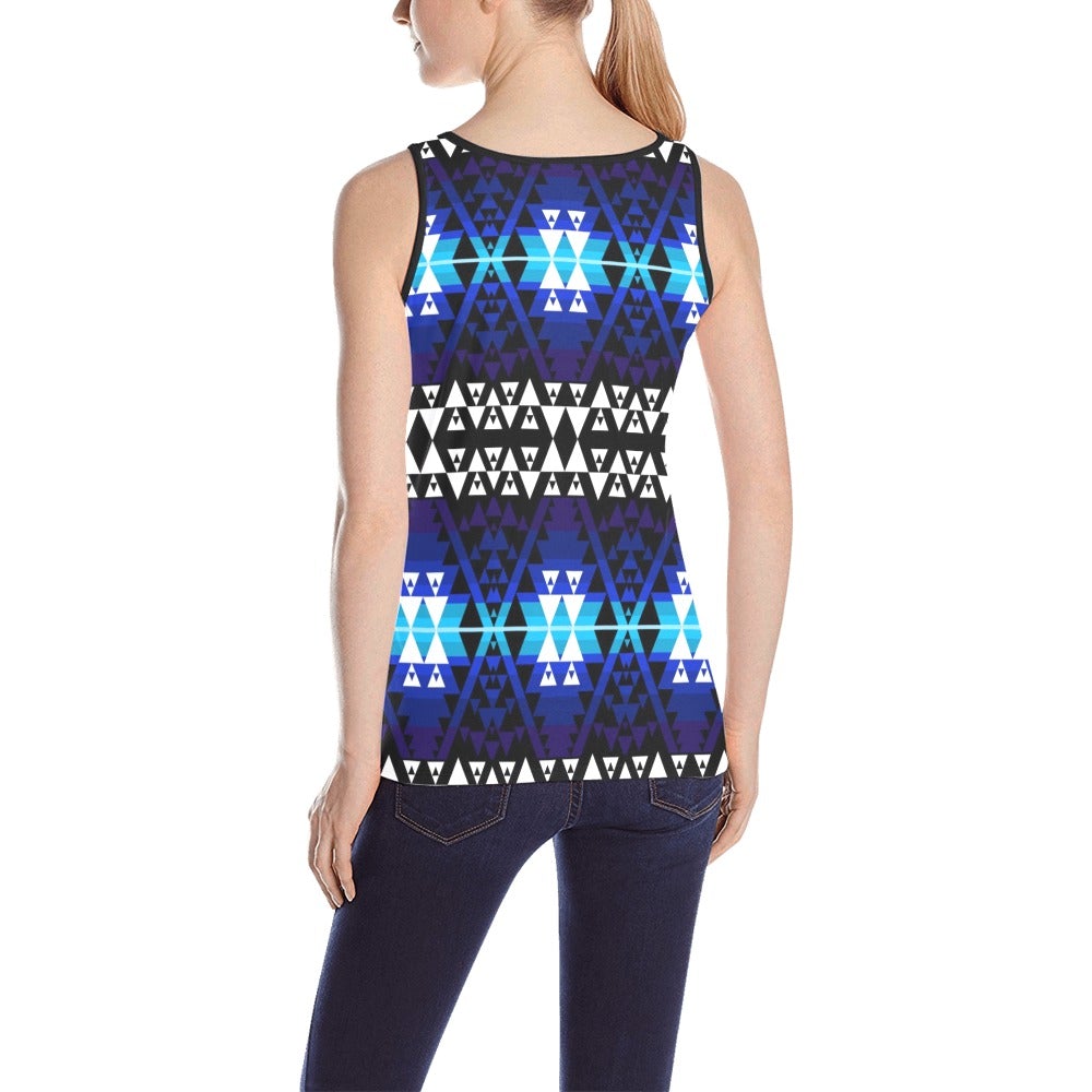 Writing on Stone Night Watch All Over Print Tank Top for Women (Model T43) All Over Print Tank Top for Women (T43) e-joyer