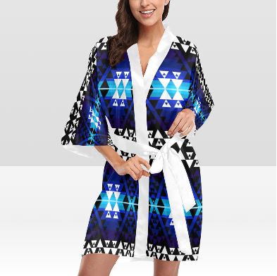 Writing on Stone Night Watch Kimono Robe Artsadd