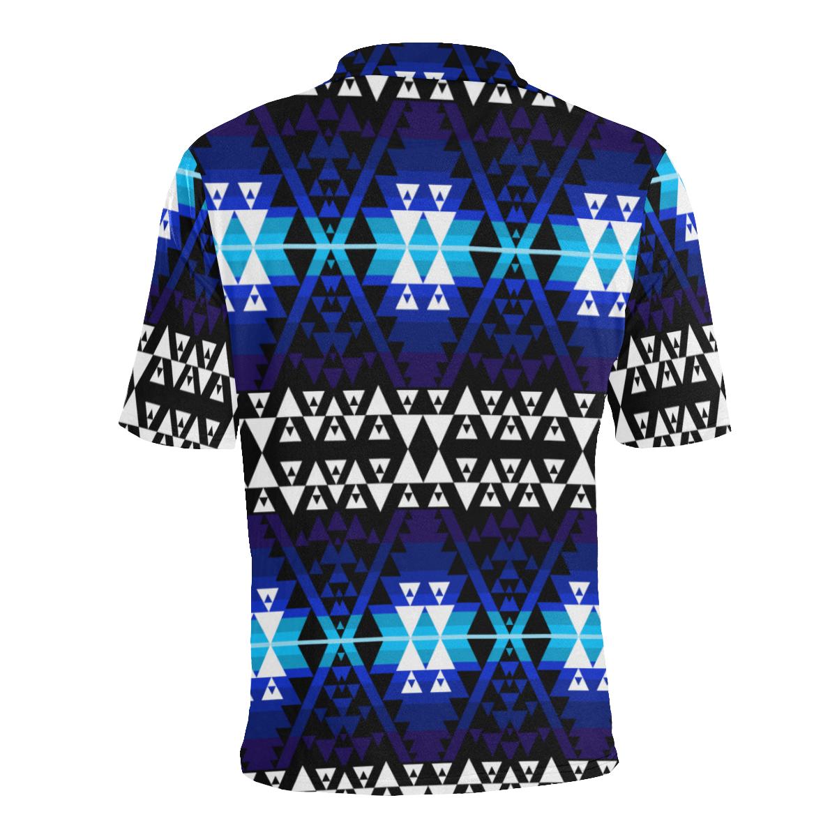 WRiting on Stone Night Watch Men's All Over Print Polo Shirt (Model T55) Men's Polo Shirt (Model T55) e-joyer