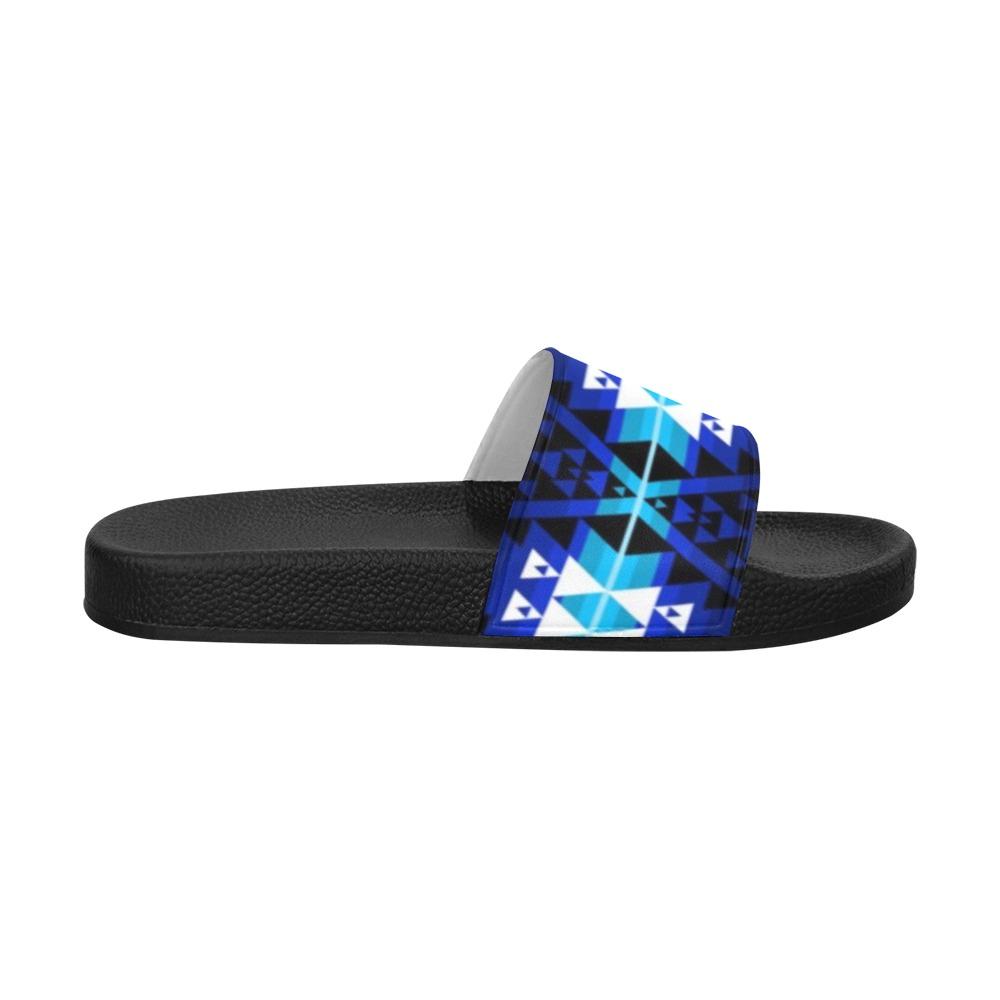 Writing on Stone Night Watch Men's Slide Sandals (Model 057) Men's Slide Sandals (057) e-joyer