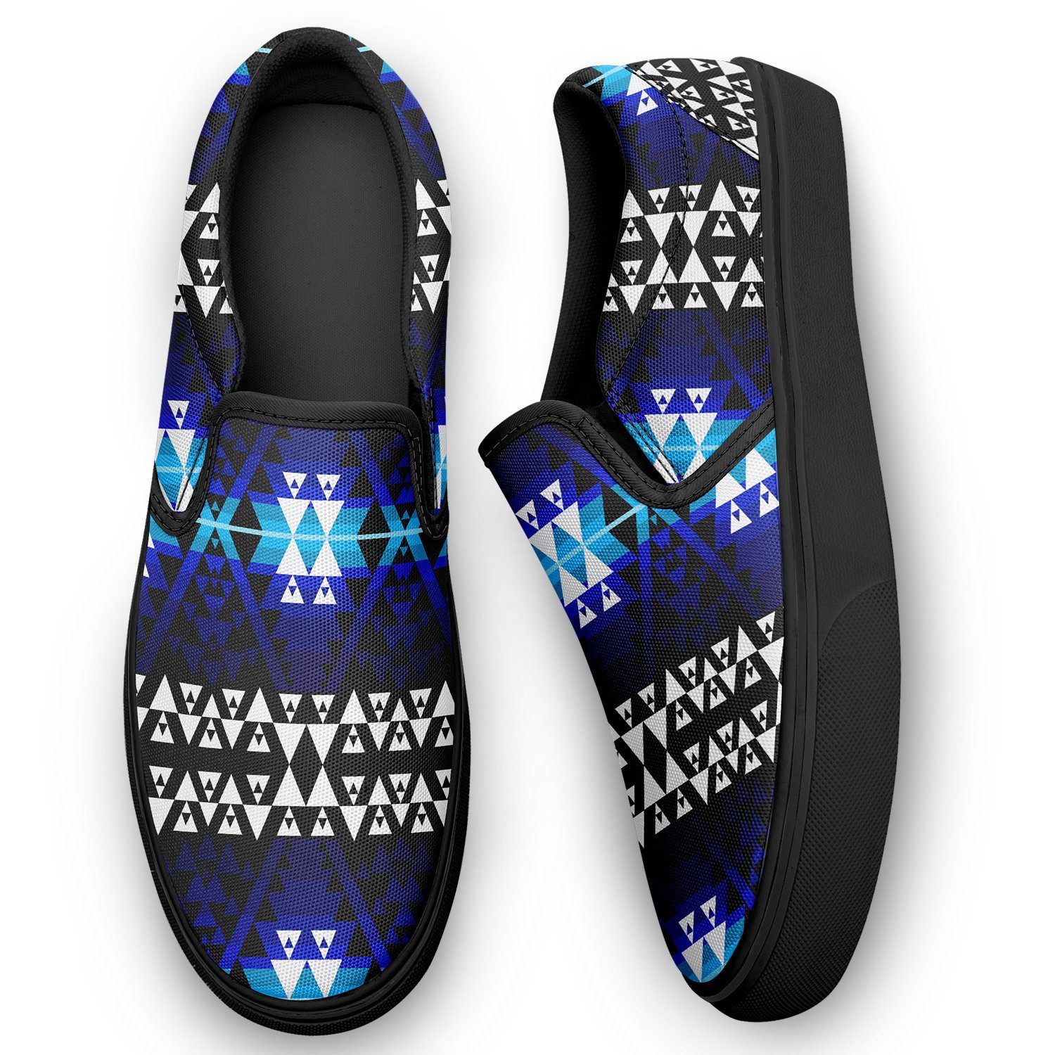 Writing on Stone Night Watch Otoyimm Kid's Canvas Slip On Shoes 49 Dzine