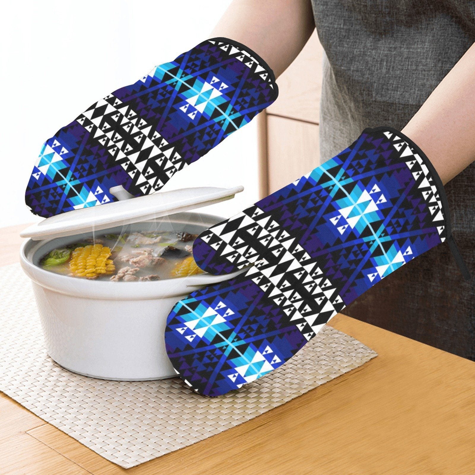 Writing on Stone Night Watch Oven Mitt & Pot Holder Oven Mitt & Pot Holder e-joyer