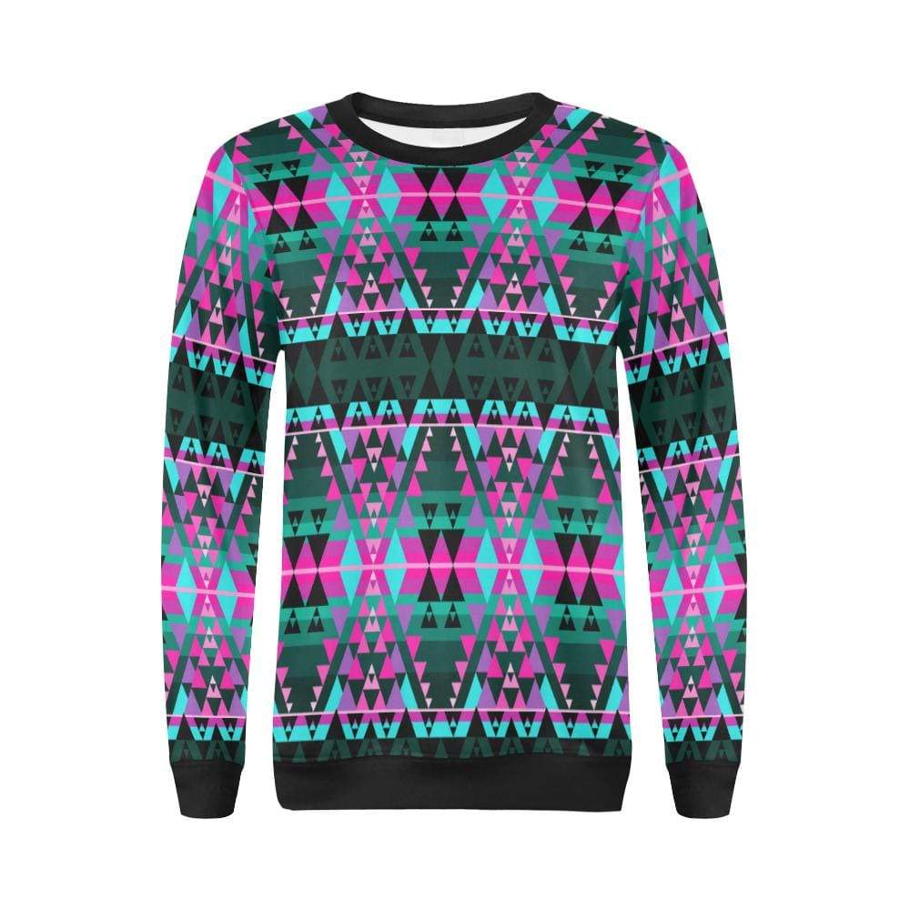 Writing on Stone Sunset All Over Print Crewneck Sweatshirt for Women (Model H18) Crewneck Sweatshirt for Women (H18) e-joyer