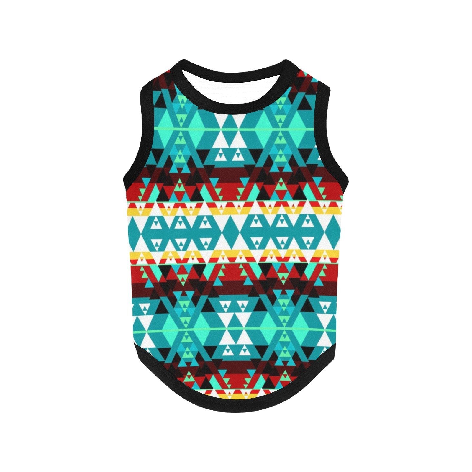 Writing on Stone Wheel All Over Print Pet Tank Top Pet Tank Top e-joyer