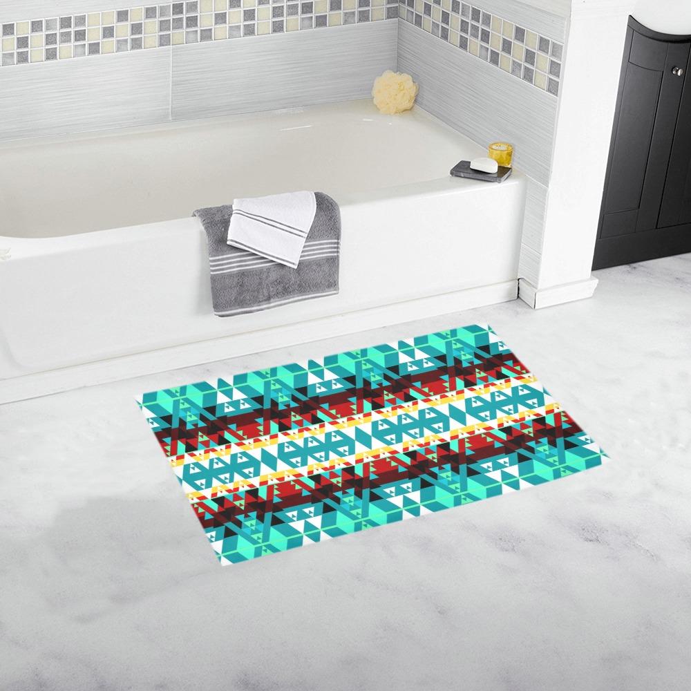 Writing on Stone Wheel Bath Rug 16''x 28'' Bath Rug 16''x 28'' e-joyer