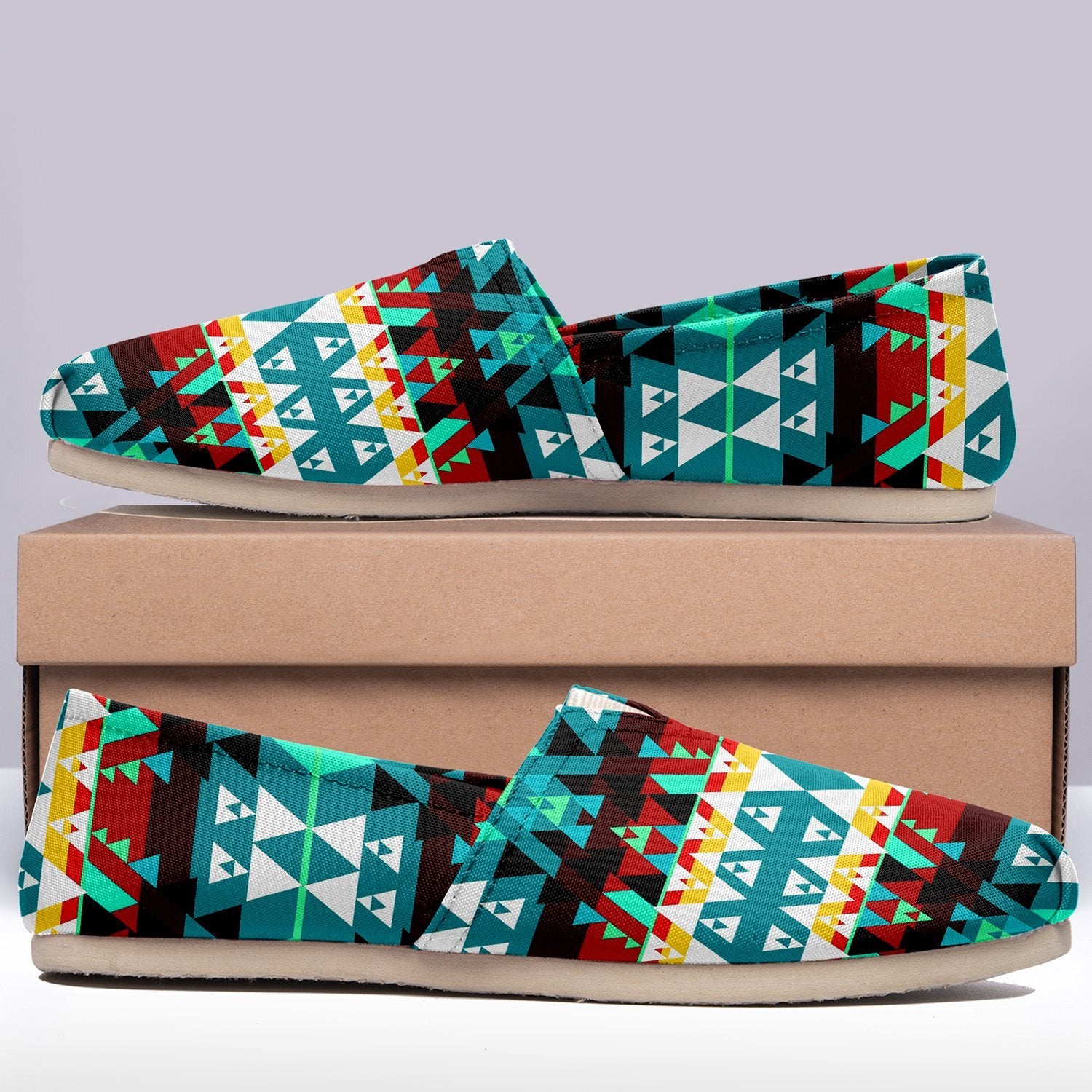 Writing on Stone Wheel Casual Unisex Slip On Shoe Herman