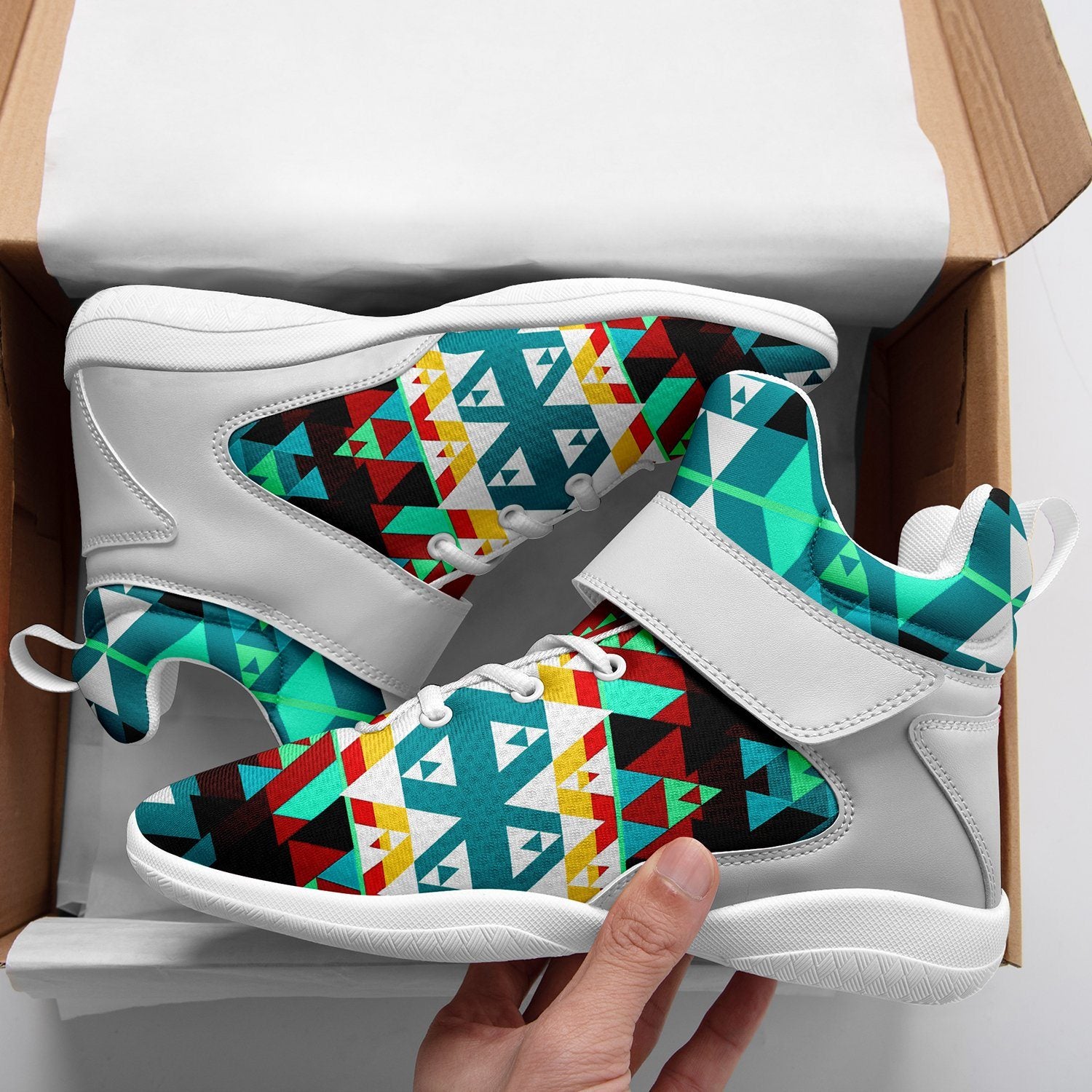 Writing on Stone Wheel Ipottaa Basketball / Sport High Top Shoes 49 Dzine