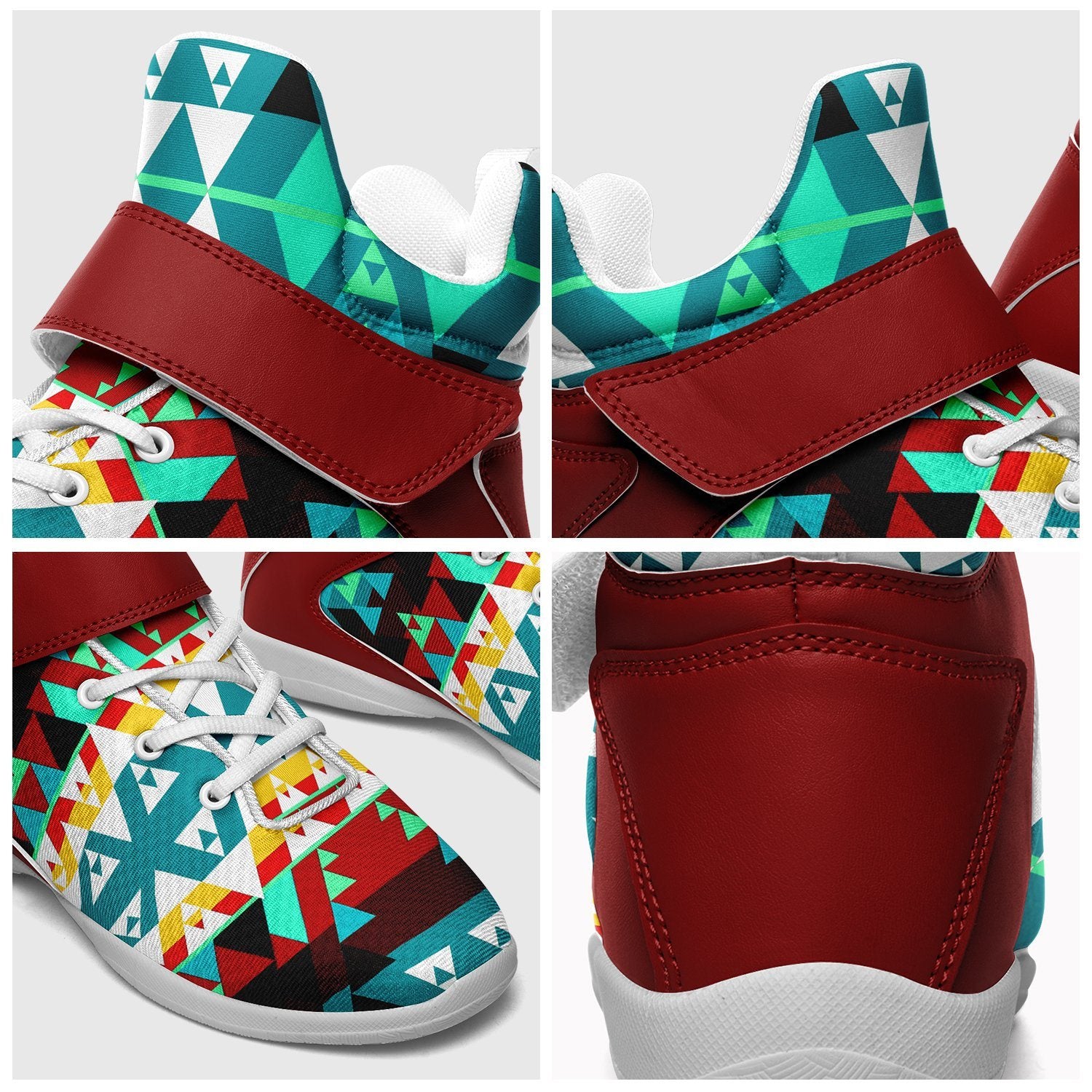 Writing on Stone Wheel Ipottaa Basketball / Sport High Top Shoes 49 Dzine