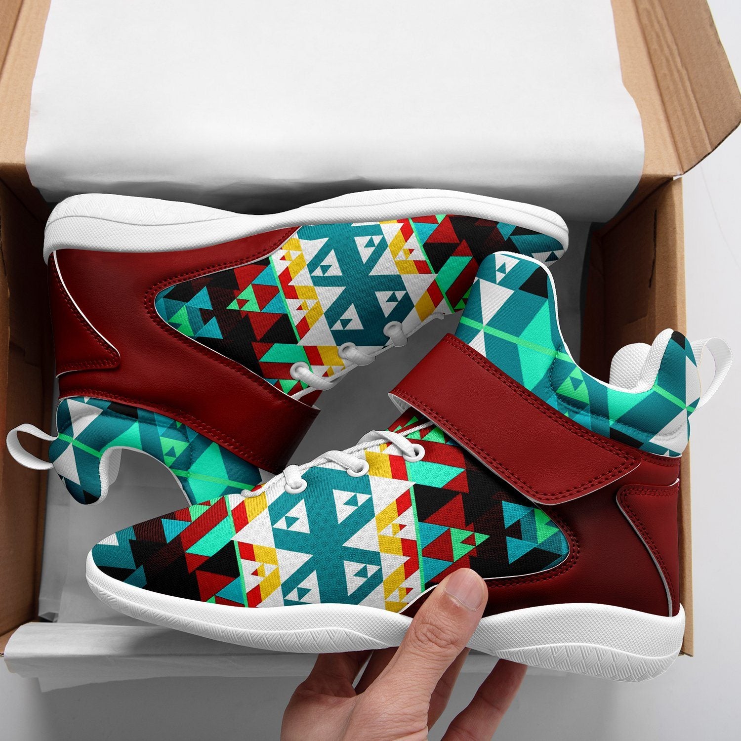 Writing on Stone Wheel Ipottaa Basketball / Sport High Top Shoes 49 Dzine