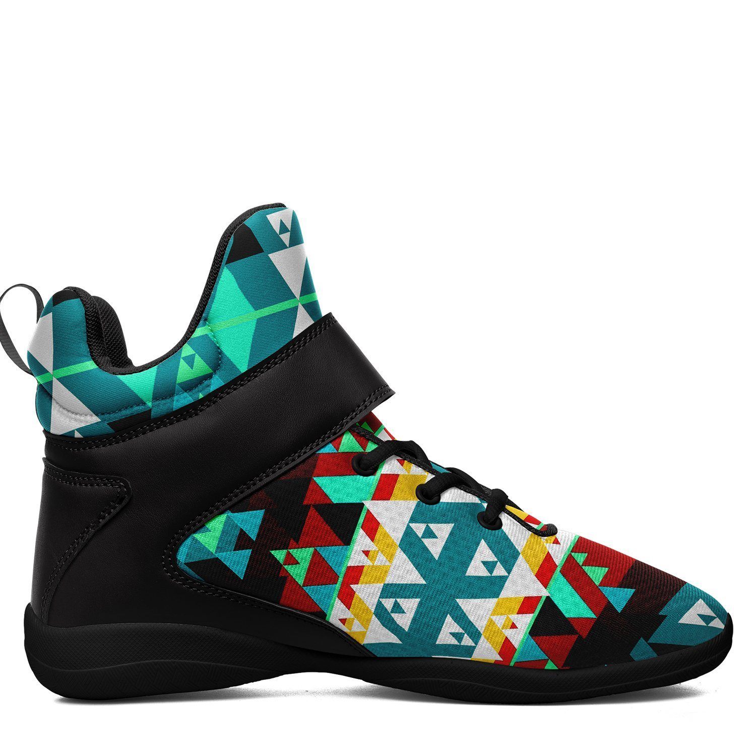 Writing on Stone Wheel Ipottaa Basketball / Sport High Top Shoes - Black Sole 49 Dzine
