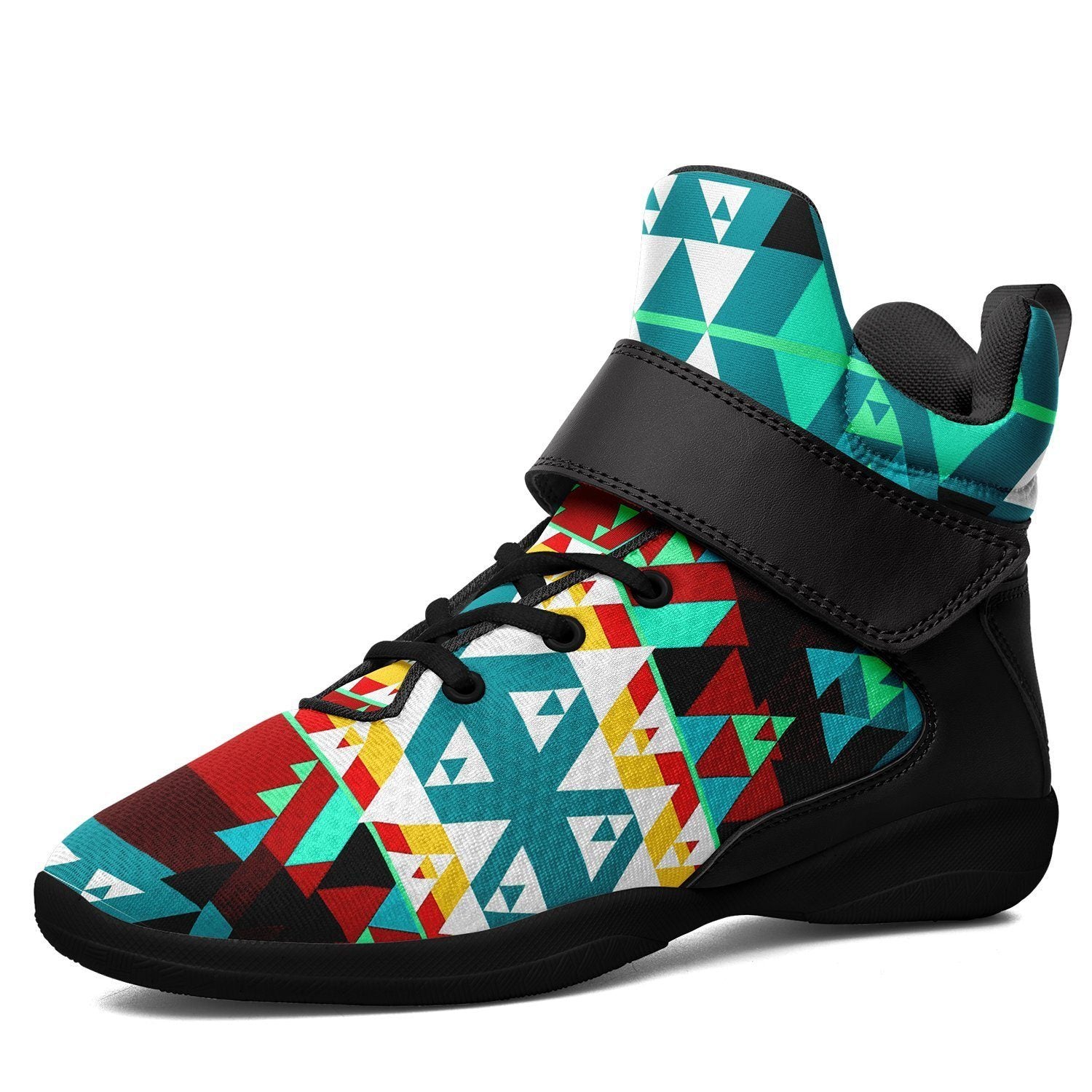 Writing on Stone Wheel Ipottaa Basketball / Sport High Top Shoes - Black Sole 49 Dzine US Men 7 / EUR 40 Black Sole with Black Strap