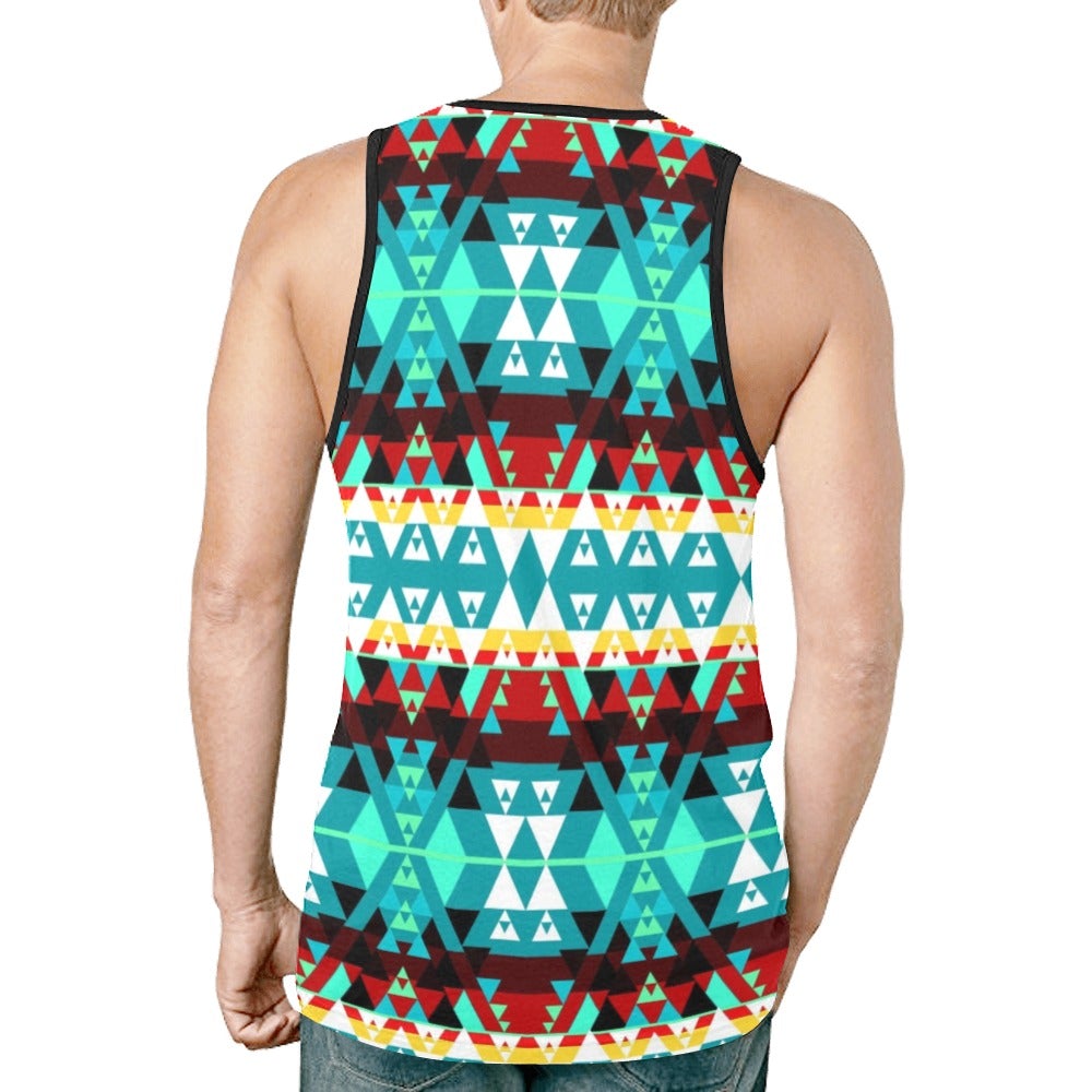 Writing on Stone Wheel New All Over Print Tank Top for Men (Model T46) New All Over Print Tank Top for Men (T46) e-joyer