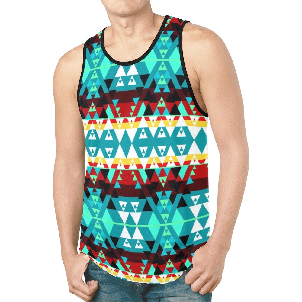 Writing on Stone Wheel New All Over Print Tank Top for Men (Model T46) New All Over Print Tank Top for Men (T46) e-joyer