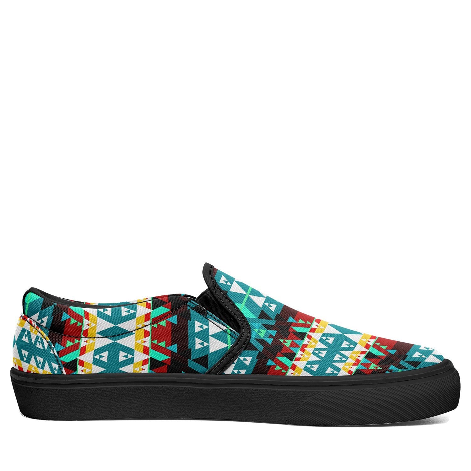 Writing on Stone Wheel Otoyimm Canvas Slip On Shoes 49 Dzine