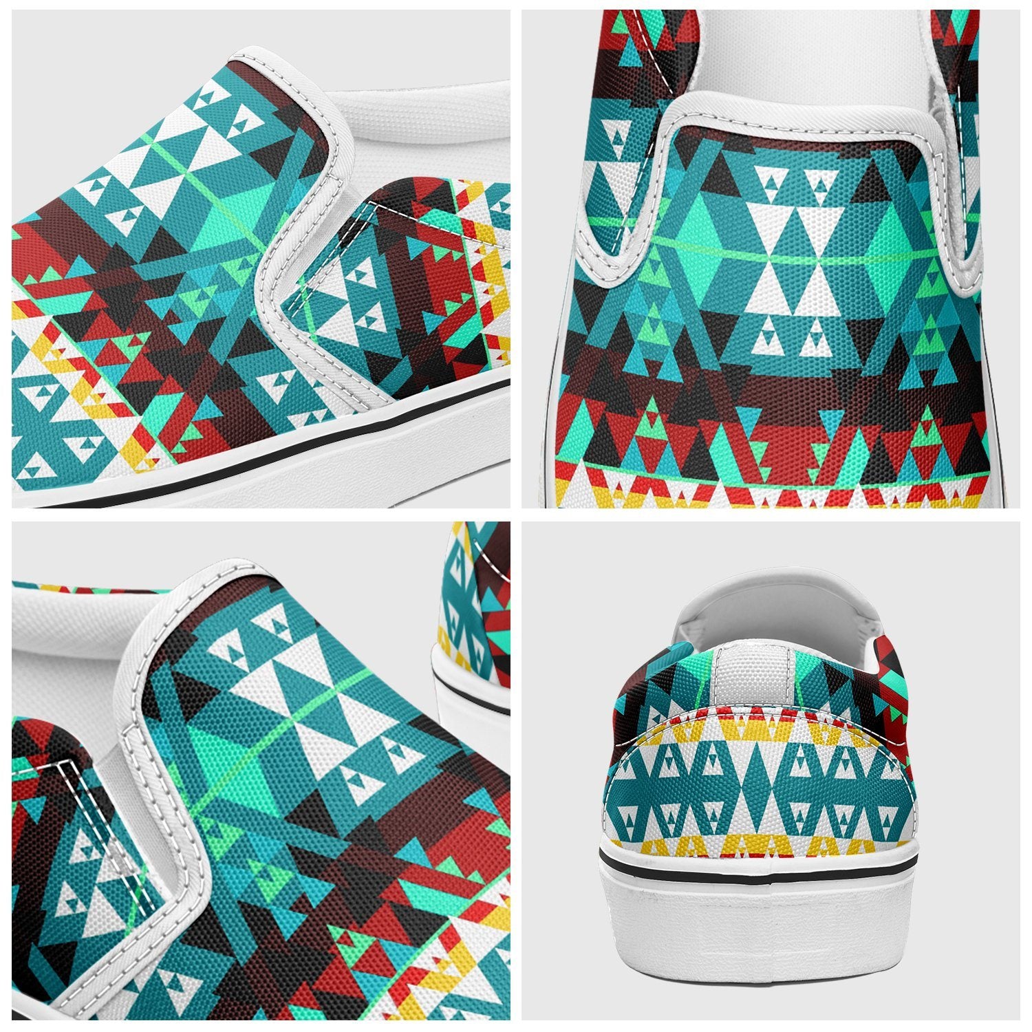 Writing on Stone Wheel Otoyimm Canvas Slip On Shoes 49 Dzine